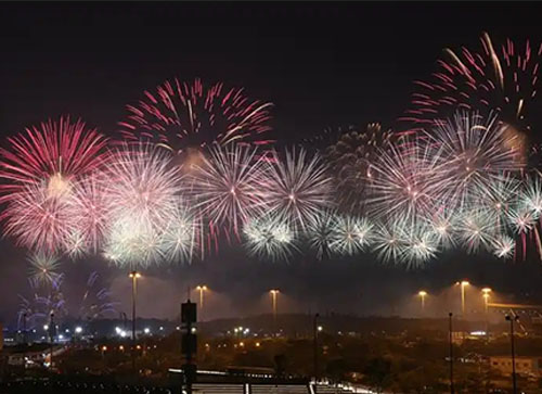 武安市焰火晚会